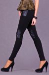 EMAMODA trousers with zips - Black 5416-1