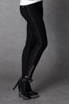 4010-1 high-waisted leggings - black