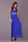 EVA & LOLA DRESS - BLUE 5104-4