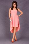 4225-4 Ethereal dress with long back - Watermelon